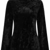 Banned Big Crush Velvet 60's Dress Black