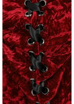 Banned Big Crush Hoodie Velvet 60's Dress Burgundy 9 Banned Big Crush Hoodie Velvet 60's Dress Burgundy -Smashed Lemons shop banned DR16435 big crush hoodie dress bur 3 1024x1024