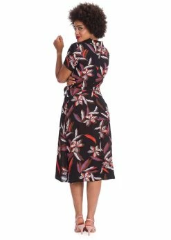 Banned Tropical Days 40's Swing Dress Black -Smashed Lemons shop banned DR16491 tropical days dress blk 2 b86128cb 7fe9 466d a8c1 810b0cffb590 1024x1024