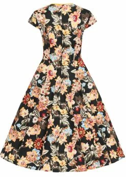 Banned Pino Colada 50's Swing Dress Black -Smashed Lemons shop banned DR16500 pino colada dress blk 2 7367246a 8a5d 471f bf2c c4bbd35f1640 1024x1024