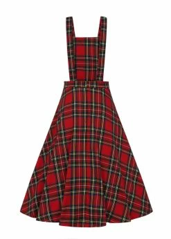 Banned Sweet Tartan Pinafore 40's Swing Dress Red -Smashed Lemons shop banned DR16510 sweet tartan dress red 3 263b730c 346c 4a9d 9b59 92d3903ab47d 1024x1024