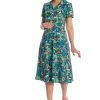 Banned Forest 50's Swing Dress Blue