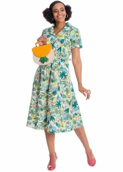 Banned Forest 50's Swing Dress Ivory -Smashed Lemons shop banned DR16649 forest swing dress offwhite 0 1024x1024