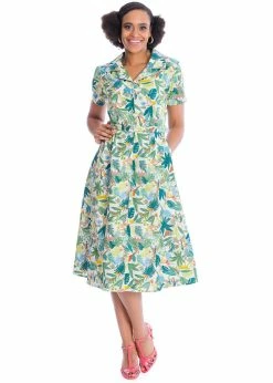 Banned Forest 50's Swing Dress Ivory