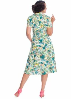 Banned Forest 50's Swing Dress Ivory -Smashed Lemons shop banned DR16649 forest swing dress offwhite 3 1024x1024