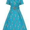 Banned Regatta Girl 50's Swing Dress Blue