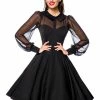 Belsira Fiona 50's Swing Dress Black -Smashed Lemons shop belsira 50204 fiona swing dress blk 0 6646909d 31de 4458 b98d ac788d1d14a3 1024x1024