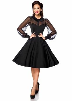 Belsira Fiona 50's Swing Dress Black -Smashed Lemons shop belsira 50204 fiona swing dress blk 4 013c98cb 2066 48d6 bfd0 8a779dc56ed9 1024x1024
