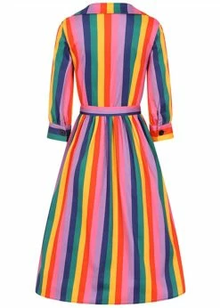 Bright & Beautiful Lauren Rainbow Wishes Stripe 50's Dress Multi 10 Bright & Beautiful Lauren Rainbow Wishes Stripe 50's Dress Multi -Smashed Lemons shop bright beautiful BBSS220803A lauren rainbow wishes dress mul 2 1a4448d6 b5e2 4107 bd34 93bbe40efd27 1024x1024