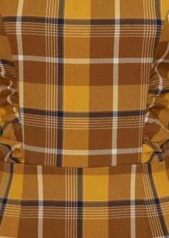 Collectif Cheyenne Moonhill Check 50's Pencil Dress Mustard -Smashed Lemons shop collectif AW200705B cheyenne moonhill dress mus 3 3bdbc80f 9f78 4b5a 8f8d bb1ce8e61ac7 1024x1024