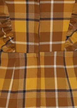 Collectif Cheyenne Moonhill Check 50's Pencil Dress Mustard -Smashed Lemons shop collectif AW200705B cheyenne moonhill dress mus 4 db709703 236c 4712 8c42 cac5d422d34e 1024x1024