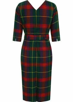 Collectif Cerere Etude Check 40's Pencil Dress Multi -Smashed Lemons shop collectif AW210707A cerere etude pencil dress mul 3 16f3e935 d8e1 4e65 a1a0 0b42b3d35eaf 1024x1024