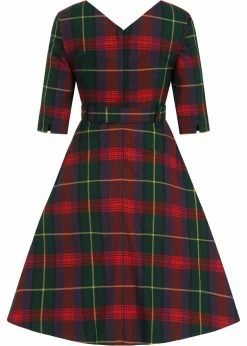 Collectif Cerere Etude Check 40's Swing Dress Multi -Smashed Lemons shop collectif AW210822A cerere etude swing dress mul 1 fd98d091 e728 4567 bddf 99cf8acf8015 1024x1024