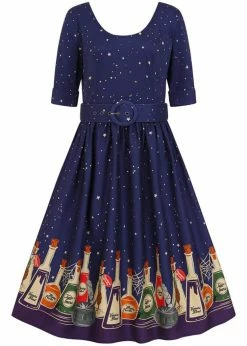 Collectif June Magic Potions 50's Swing Dress Multi
