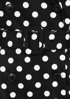 Collectif Marisa Polka Dot 50's Pencil Dress Black -Smashed Lemons shop collectif DP SS220719A marisa polkadot pencil dress blk 2 1024x1024