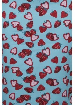 Collectif Wanda Strawberry 50's Pencil Dress Blue -Smashed Lemons shop collectif SS200712A wanda strawb dress blue 0 1024x1024