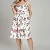 Collectif Jemima Floral 50's Swing Dress White -Smashed Lemons shop collectif SS200819A jemima floral dress wt 0 1024x1024