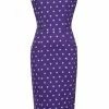 Collectif Hepburn Pretty Polkadot 50's Pencil Dress Purple 1 Collectif Hepburn Pretty Polkadot 50's Pencil Dress Purple -Smashed Lemons shop collectif SS210708A hepburn pretty pol pen dress pur 0 1024x1024