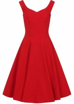 Collectif Ridly 50's Swing Dress Red
