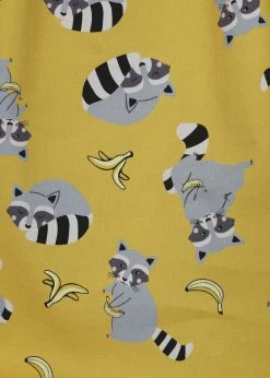Collectif Kimberly Ravenous Raccoons 60's Swing Dress Yellow -Smashed Lemons shop collectif SS210836B kimberly raccoons swing dres yel 3 dd69f293 79cb 4273 9af8 19c813945d85 1024x1024