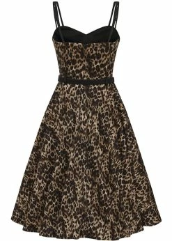 Collectif Nova Leopard 50's Swing Dress Multi -Smashed Lemons shop collectif SS210837B nova leopard swing dress mul 4 570889b8 9409 4b92 8bb6 458723c343d8 1024x1024