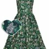 Dolly & Dotty Amanda Koala Sloth 50's Swing Dress Green 1 Dolly & Dotty Amanda Koala Sloth 50's Swing Dress Green -Smashed Lemons shop dolly dotty V950 PNDASLTH amanda koala sloth swing dress grn 0 1024x1024