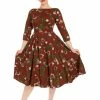 Hearts & Roses Francis Floral 50's Swing Dress Burgundy -Smashed Lemons shop hearts roses 345 francis floral dress burgundy 1 c2d42421 3512 4f46 809c 79d417eed8e4 1024x1024