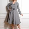 Hearts & Roses Mae Houndstooth 50's Swing Dress Black White -Smashed Lemons shop hearts roses 472 mae houndstooth swing dress blk wt 0 1024x1024