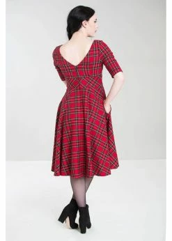 Hell Bunny Irvine Tartan 50's Swing Dress Red -Smashed Lemons shop hell bunny 4823 irvine 50 dress red 0 1024x1024