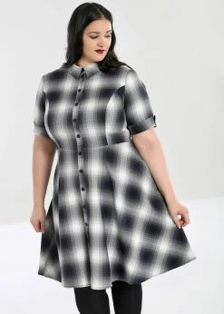 Hell Bunny Eddystone 50's Mid Swing Dress Grey -Smashed Lemons shop hell bunny HLB40126 eddystone dress grey 4 e4cb6ace 8f25 4b32 8a29 ce385b2c0da8 1024x1024