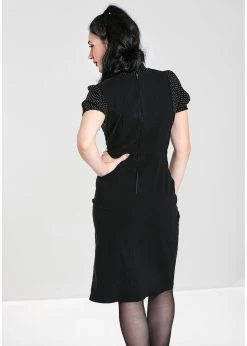 Hell Bunny Claire Pinafore 60's Swing Dress Black -Smashed Lemons shop hell bunny HLB40131 claire pinafore dress blk 2 de5032f7 d74a 4ecd bd83 207c7f4bc763 1024x1024