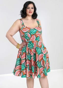 Hell Bunny Melonie 50's Swing Dress Orange -Smashed Lemons shop hell bunny HLB40177 melonie swing dress org 8 14a2fd49 fce6 4d6b b309 5caa96495603 1024x1024