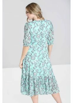 Hell Bunny Willow Sparrow Birdcage 70's Midi Dress Mint -Smashed Lemons shop hell bunny HLB40179 willow sparrow dress mnt 5 1024x1024