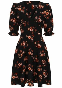Hell Bunny Orla 40's Dress Black