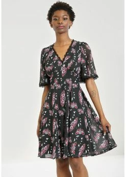 Hell Bunny In The Moonlight Moth 70's Dress Black 10 Hell Bunny In The Moonlight Moth 70's Dress Black -Smashed Lemons shop hell bunny HLB40228 in to the moonlight dress blk 0 1024x1024