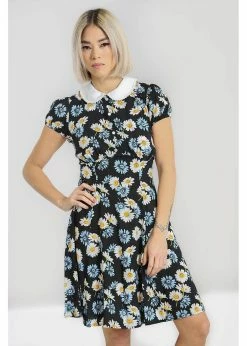 Hell Bunny Daisy 60's Mini Dress Black -Smashed Lemons shop hell bunny HLB40246 daisy mini dress blk 0 1024x1024