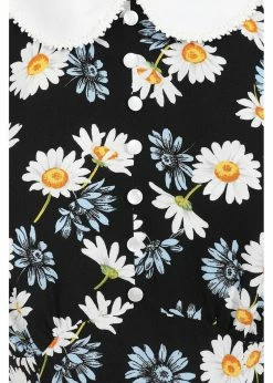 Hell Bunny Daisy 60's Mini Dress Black -Smashed Lemons shop hell bunny HLB40246 daisy mini dress blk 9 1024x1024