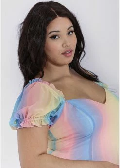 Hell Bunny Halo Rainbow 60's Mini Dress Multi -Smashed Lemons shop hell bunny HLB40266 halo mini dress mul 7 298bda75 e143 4fa3 89e6 307c8f3522a0 1024x1024