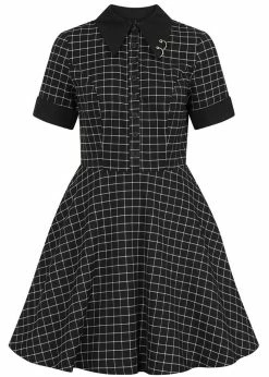 Hell Bunny Tate Mini Dress Black