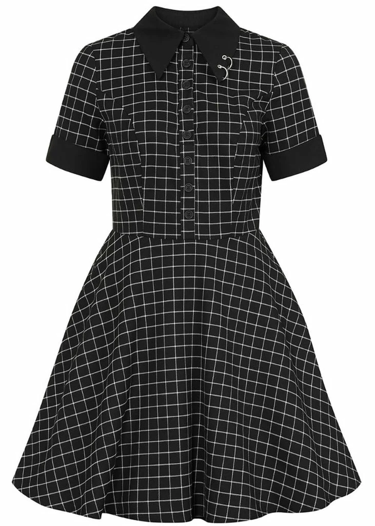 Hell Bunny Tate Mini Dress Black 3 Hell Bunny Tate Mini Dress Black