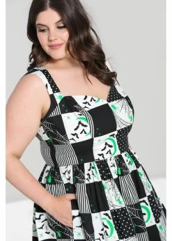 Hell Bunny Annie Bats 50's Swing Dress Black White -Smashed Lemons shop hell bunny HLB40287 annie swing dress blk wt 5 145ed56c 0972 4af9 b3dc c201f164e816 1024x1024