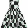 Hell Bunny Annie Bats 50's Swing Dress Black White -Smashed Lemons shop hell bunny HLB40287 annie swing dress blk wt 6 cfb265d5 f602 4e35 9b32 de2a49457af8 1024x1024