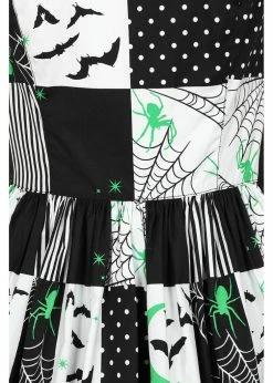 Hell Bunny Annie Bats 50's Swing Dress Black White -Smashed Lemons shop hell bunny HLB40287 annie swing dress blk wt 8 054f80a6 ef3c 4f05 a750 0b923f237a12 1024x1024
