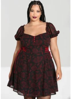 Hell Bunny Clarice Snake 60's Mini Dress Black -Smashed Lemons shop hell bunny HLB40296 clarice mini dress blk 10 1024x1024