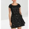 Hell Bunny Bat 60's Pinafore Dress Black 2 Hell Bunny Bat 60's Pinafore Dress Black -Smashed Lemons shop hell bunny HLB40312 bat pinafore swing dress blk 0 1024x1024