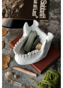 Killstar Ossuary Bowl White -Smashed Lemons shop killstar HOME KSRA008118 ossuary bowl wt 4 1024x1024