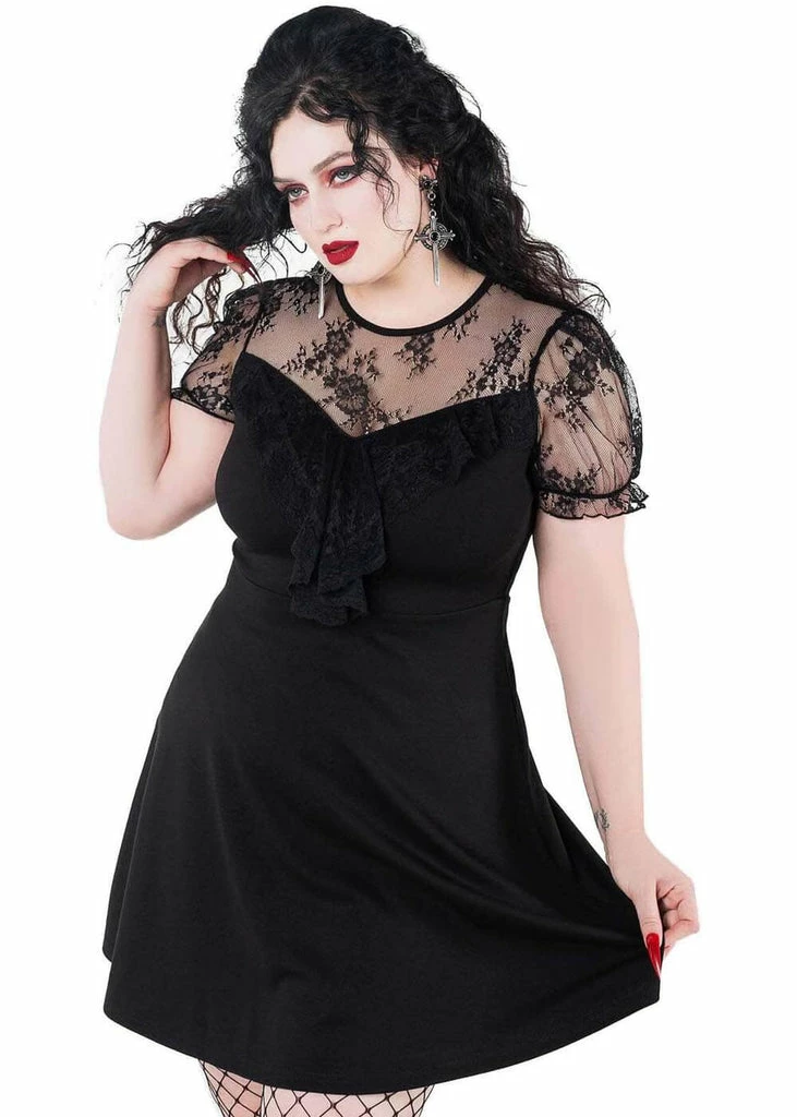 Killstar Buffy Skater Dress Black 5 Killstar Buffy Skater Dress Black - Image 3
