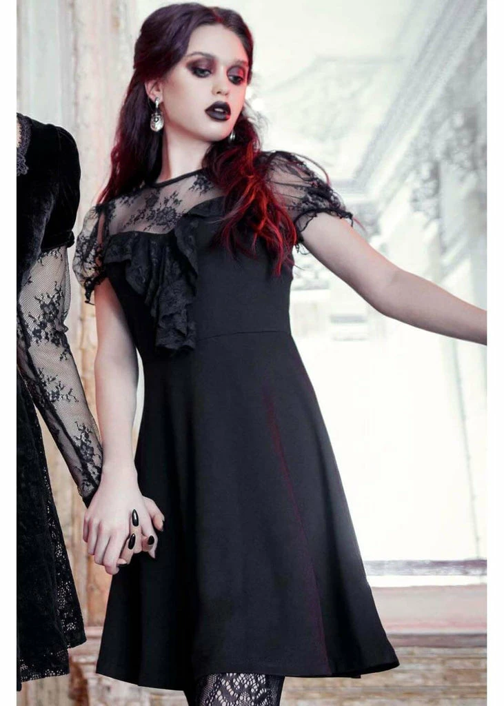 Killstar Buffy Skater Dress Black 3 Killstar Buffy Skater Dress Black