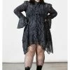 Killstar Woodland Witch Wicked Wood Collar Dress Black -Smashed Lemons shop killstar KSRA005178 woodland witch collar dress blk 0 1024x1024