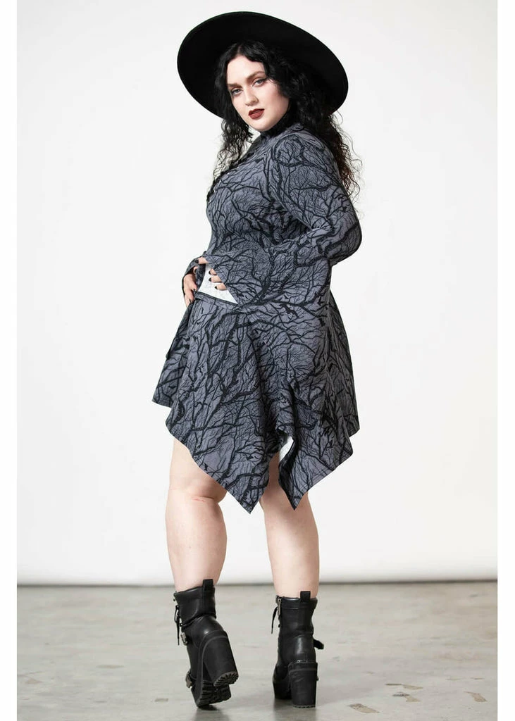 Killstar Divine Touch Wicked Wood Keyhole Dress Black 5 Killstar Divine Touch Wicked Wood Keyhole Dress Black - Image 3